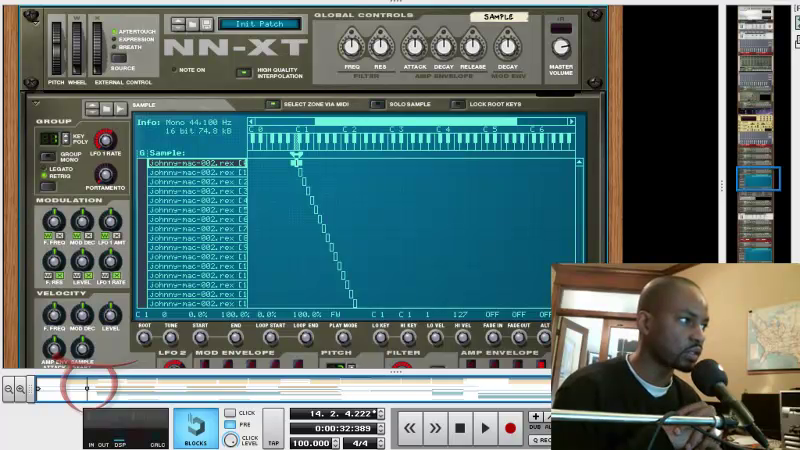 Make Sample Flip Beats with Propellerhead Reason NN-XT and the Akai MPD32: The Making of "Grace To You" (Part 3 of 4)