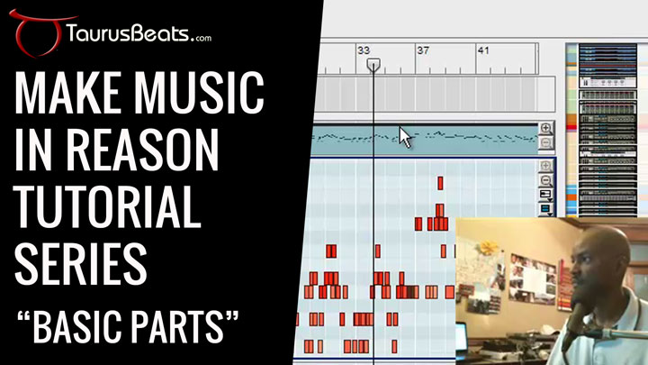 image for Make Music In Reason Tutorial - Basic Parts