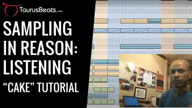 image for Listening and Advanced Sampling In Reason Tutorial - Cake Part 1